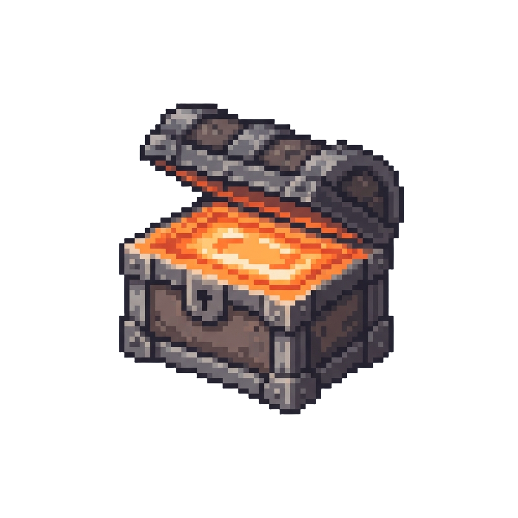 Molten Lava-orange Inner Chest Glow