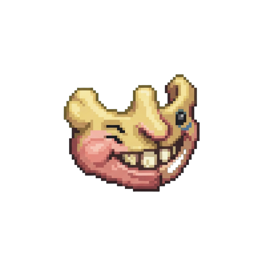 A Mismatched Silly Grin