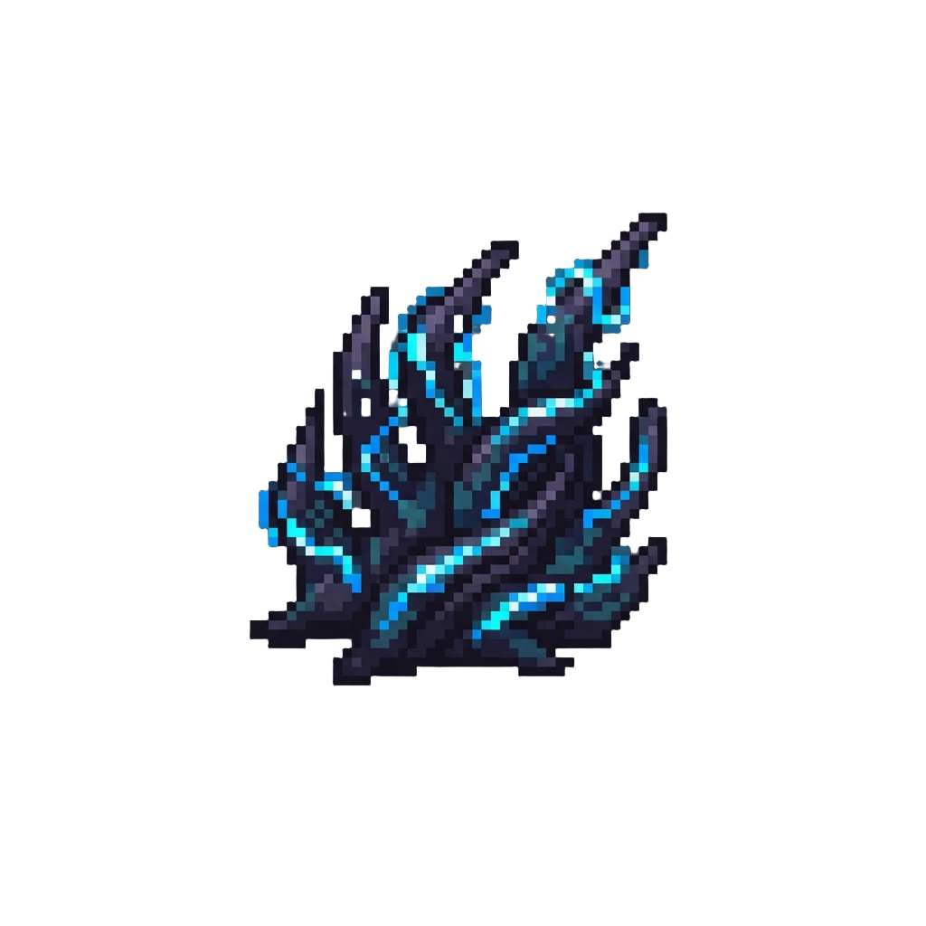 Electric Blue Crackling Symbiote Spikes