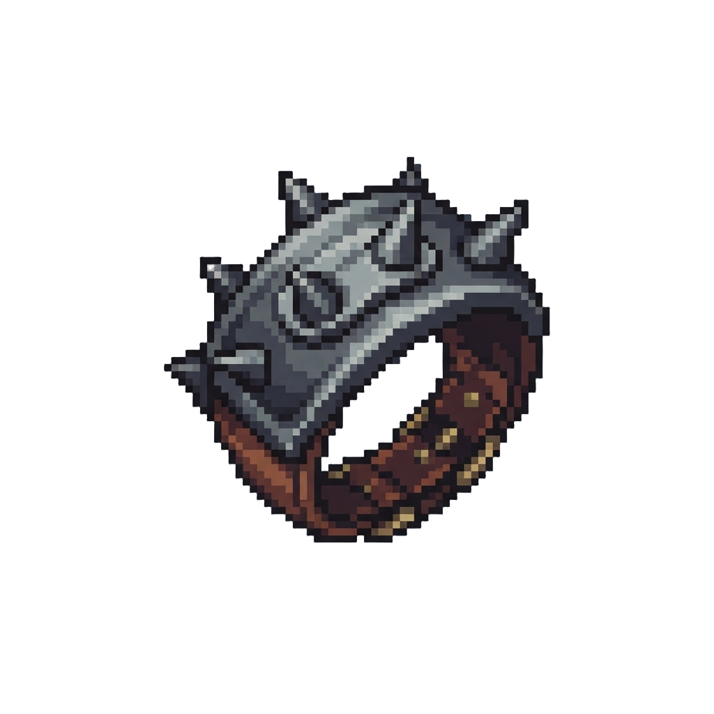 A Spiked Steel Wrist Blade