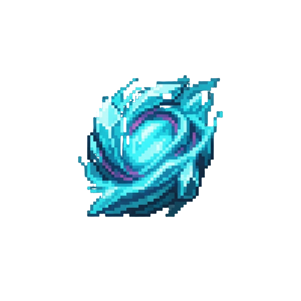Glowing Neon-cyan Psionic Energy