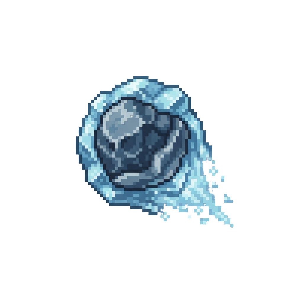 A Metallic Frozen Comet