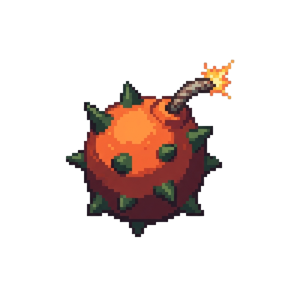 A Fuse-lit Spike Fruit