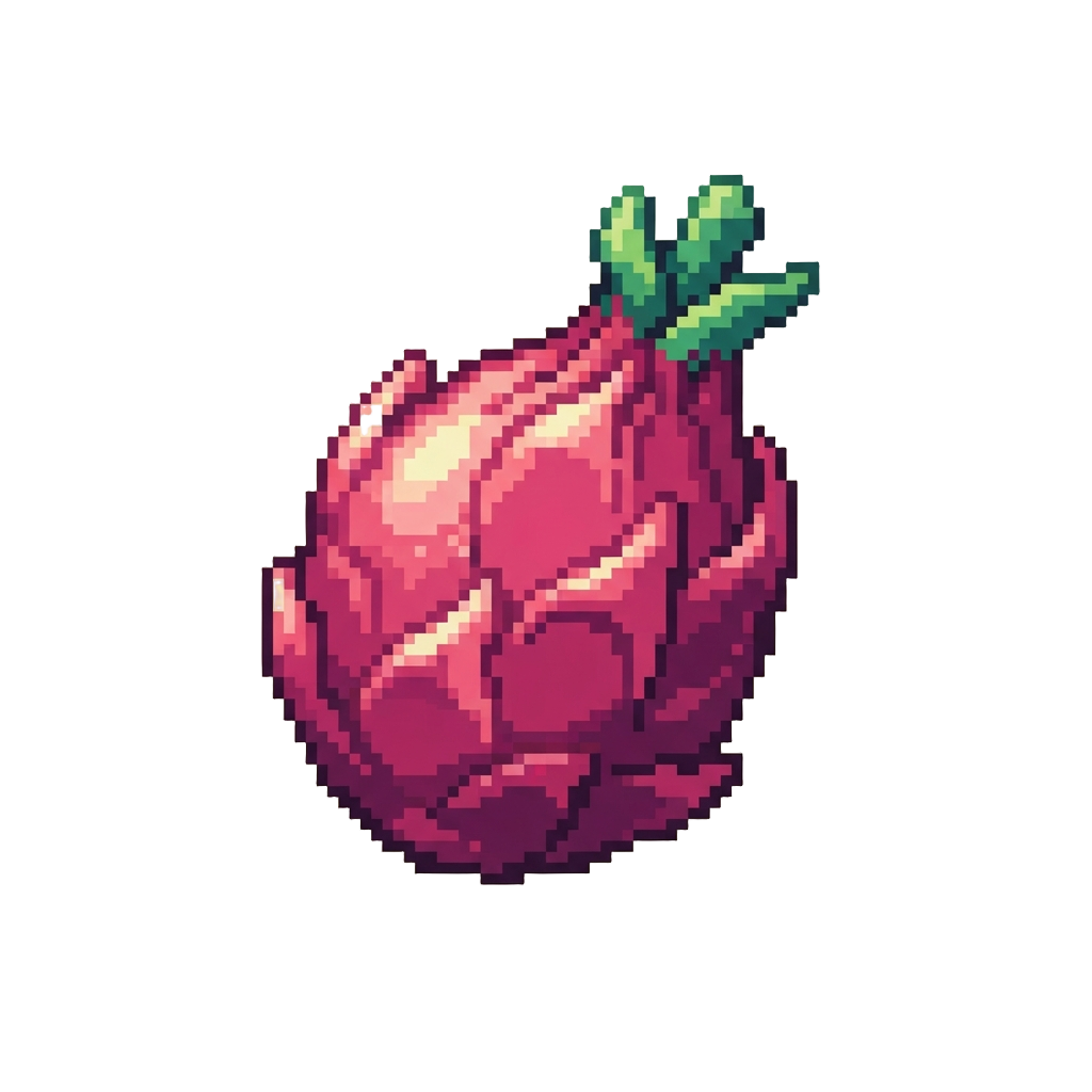A Glowing Dragonfruit