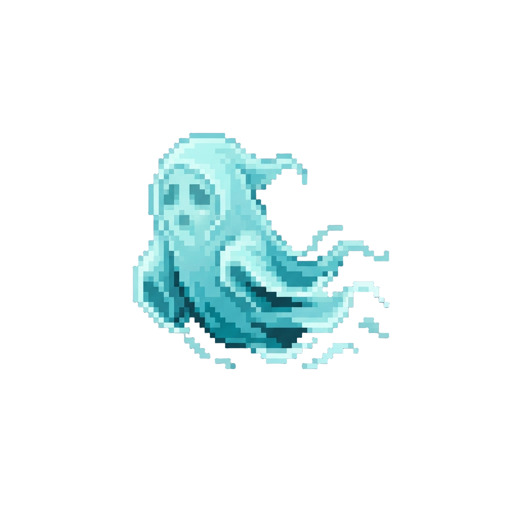 A Glowing Ghostly Shadow Silently Floating Through the Porch