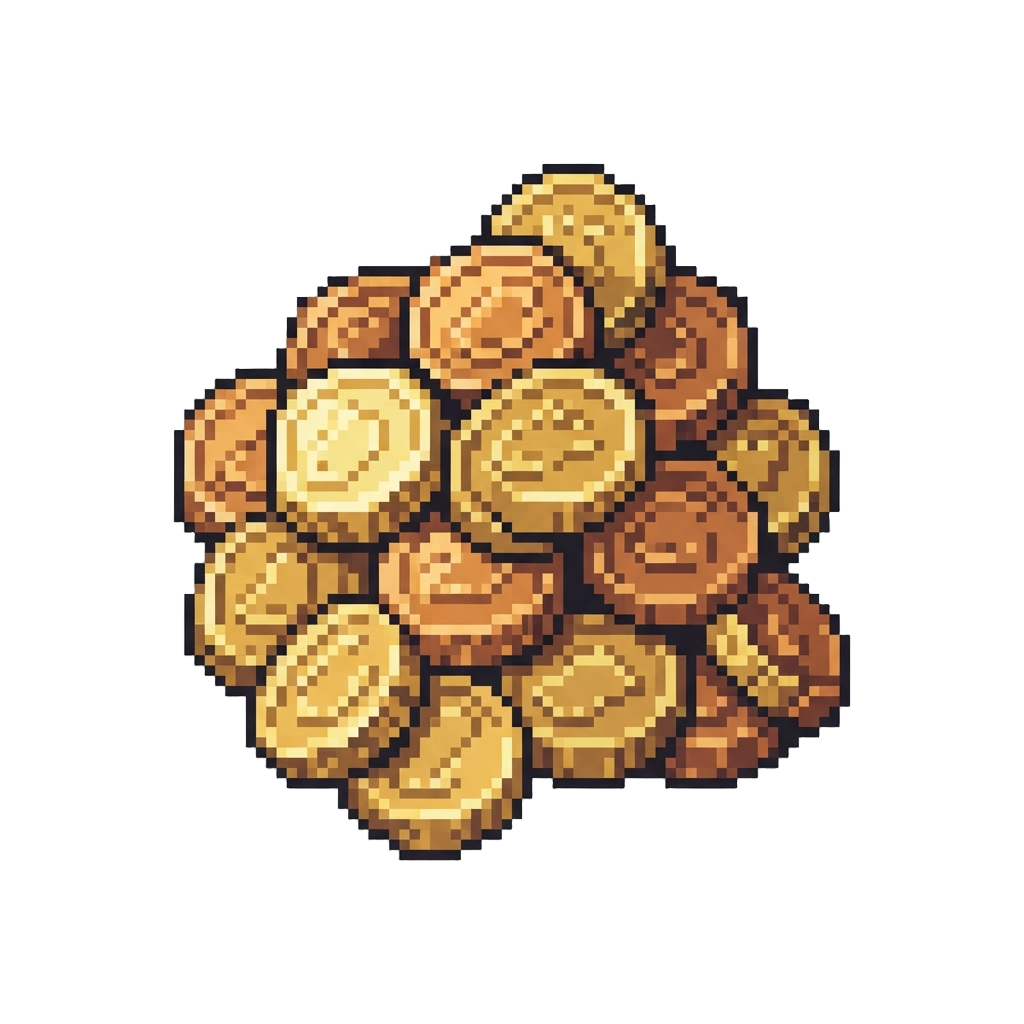 A Massive Shower of Shiny Foil-wrapped Chocolate Coins