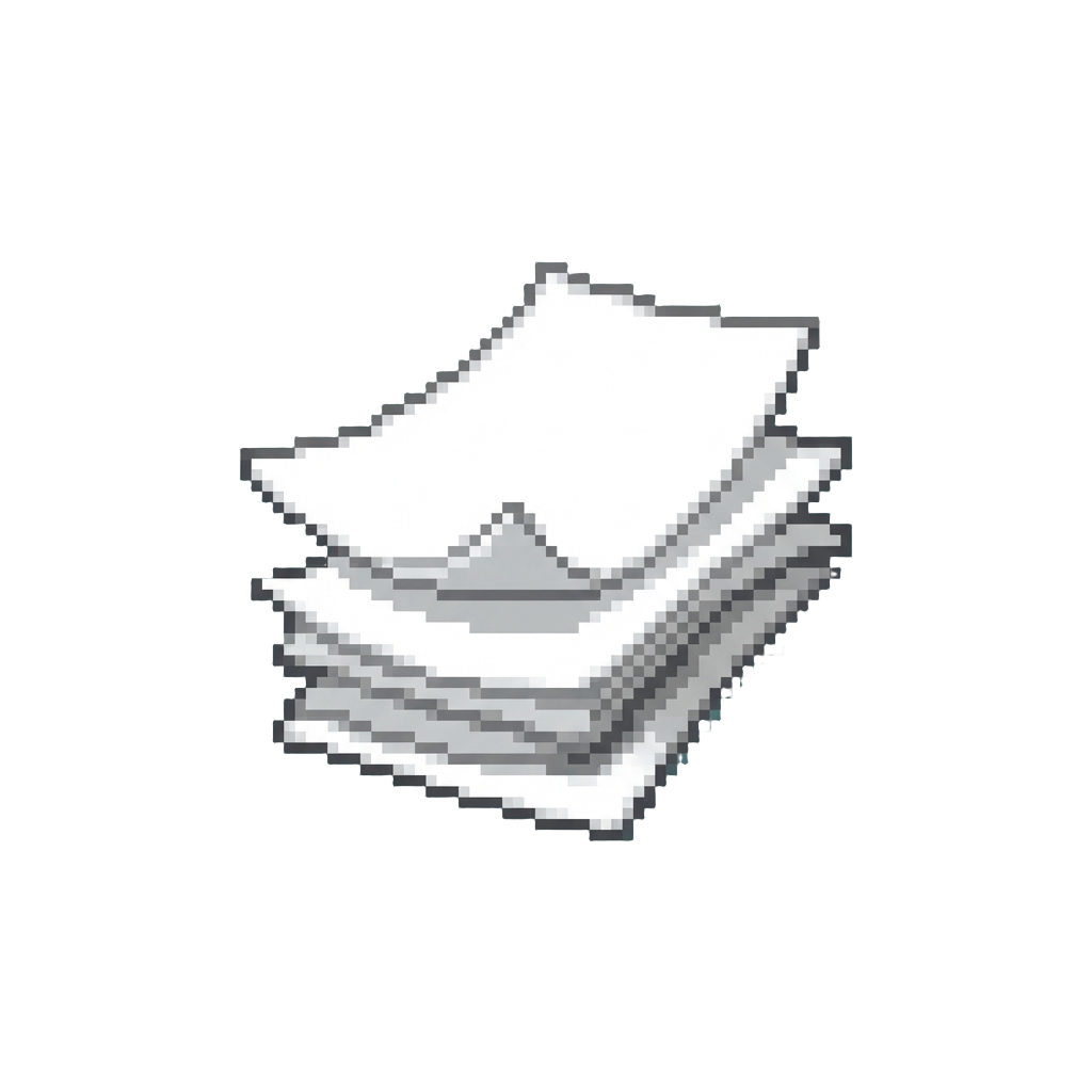 A Heavy Flutter of Crisp White Paper Sheets