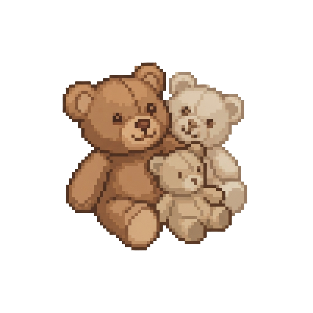 A Cascade of Oversized Fuzzy Teddy Bears