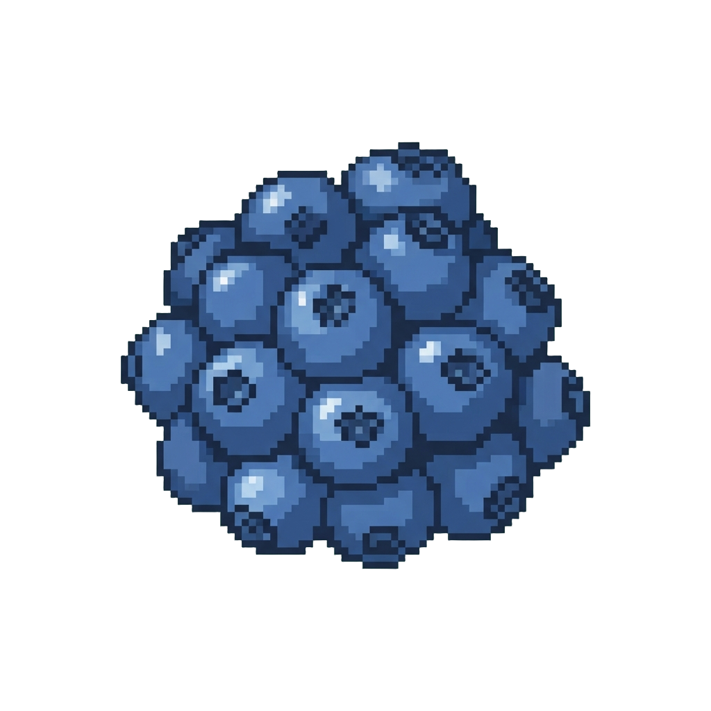 A Heavy Shower of Giant Plump Blueberries