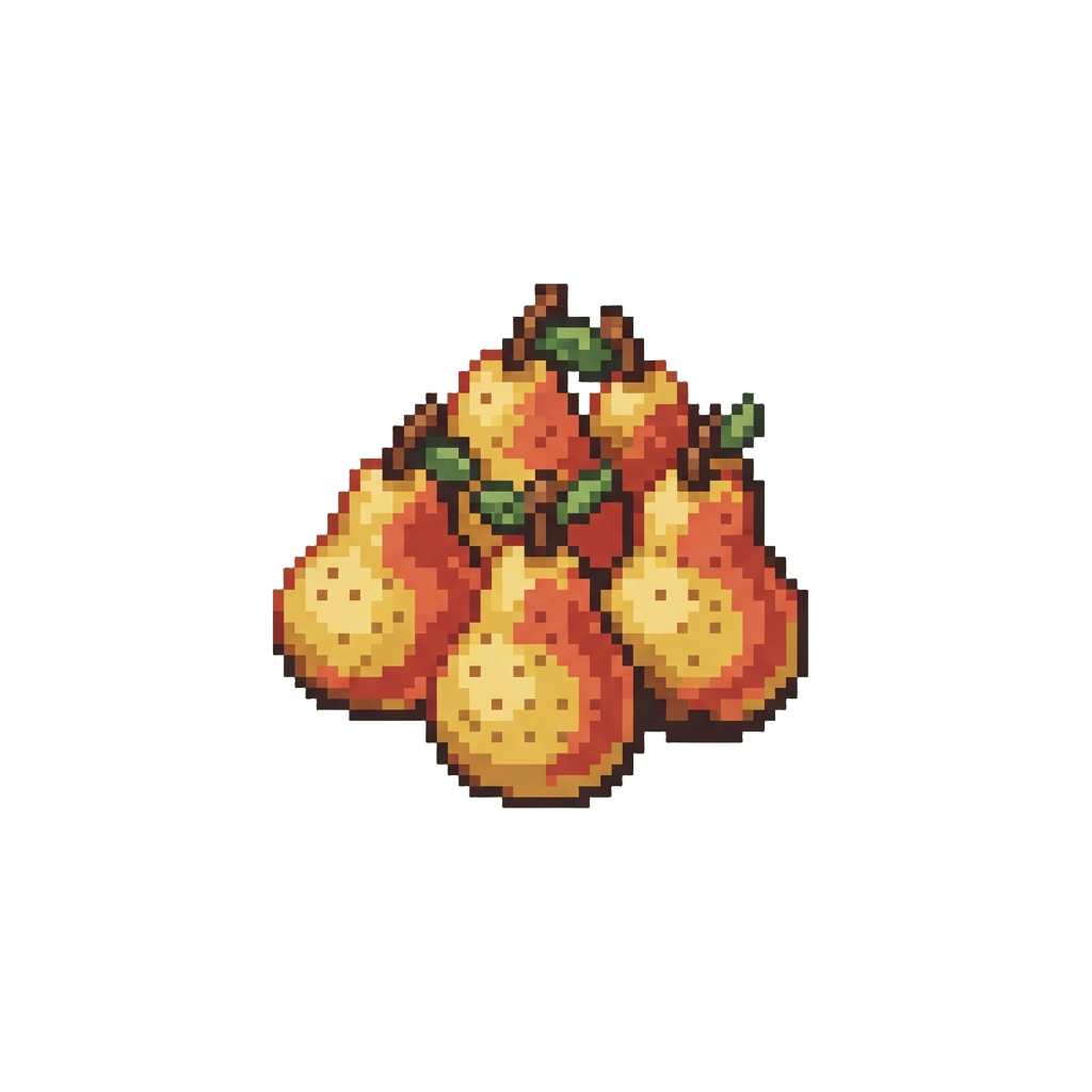 A Shower of Sweet Miniature Forelle Pears