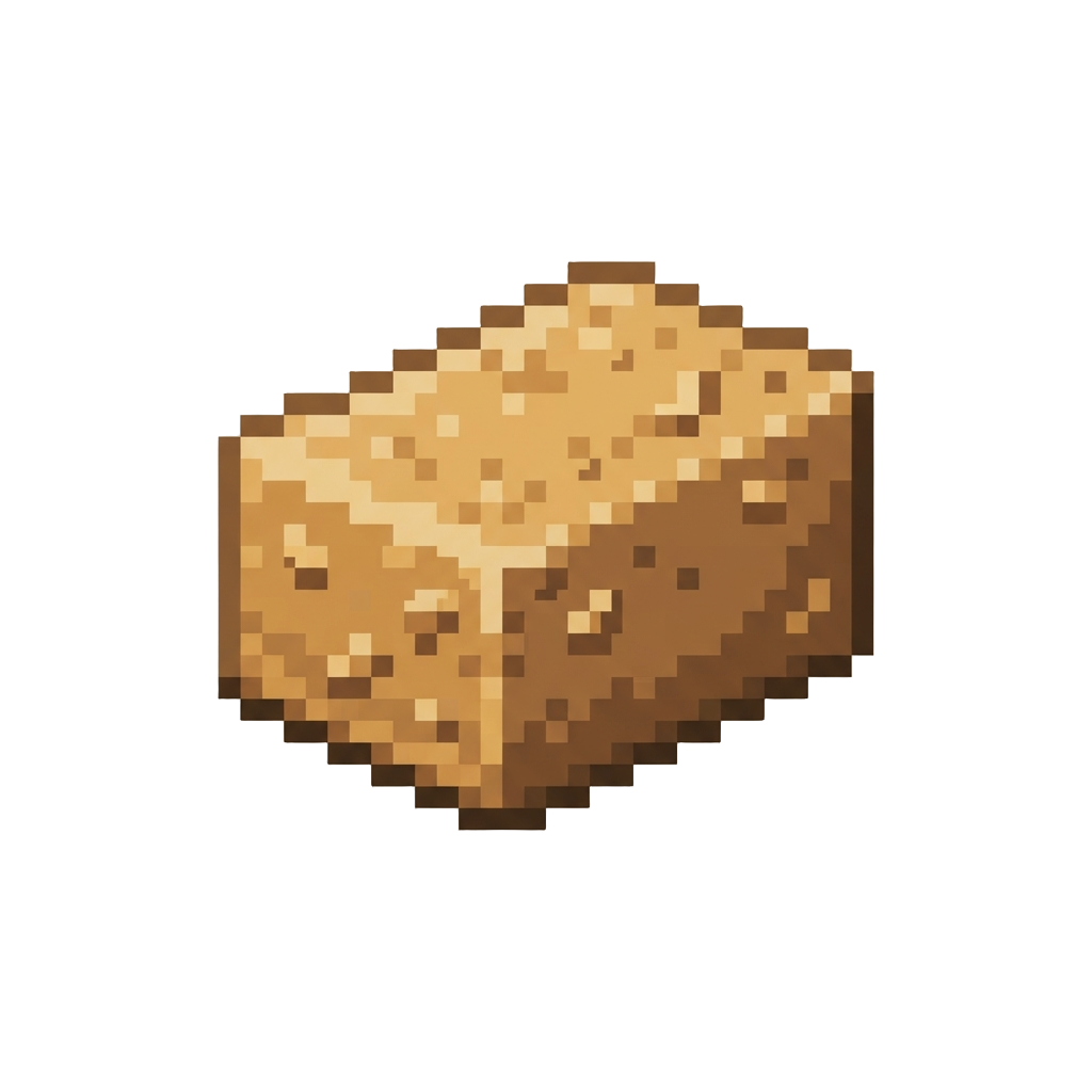 A Solid Brick of Unblended Peanut Butter