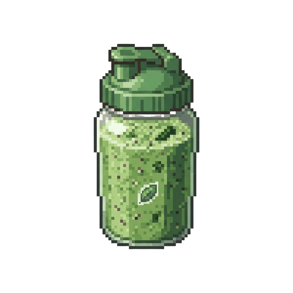 A Shredded-body Green Superfood Protein Smoothie