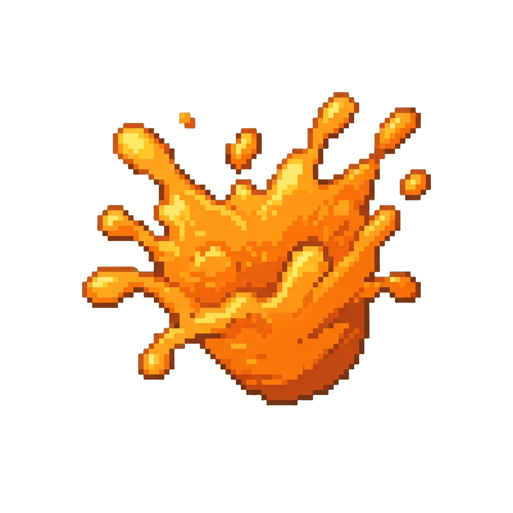 A Fiery Orange Carrot Juice Splash