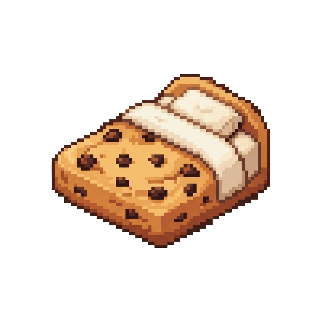 A Giant Warm Chocolate Chip Cookie Bed