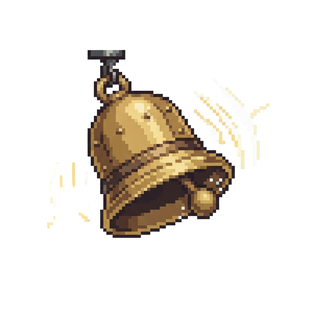 A Giant Flying Alarm Bell Clanging Incessantly