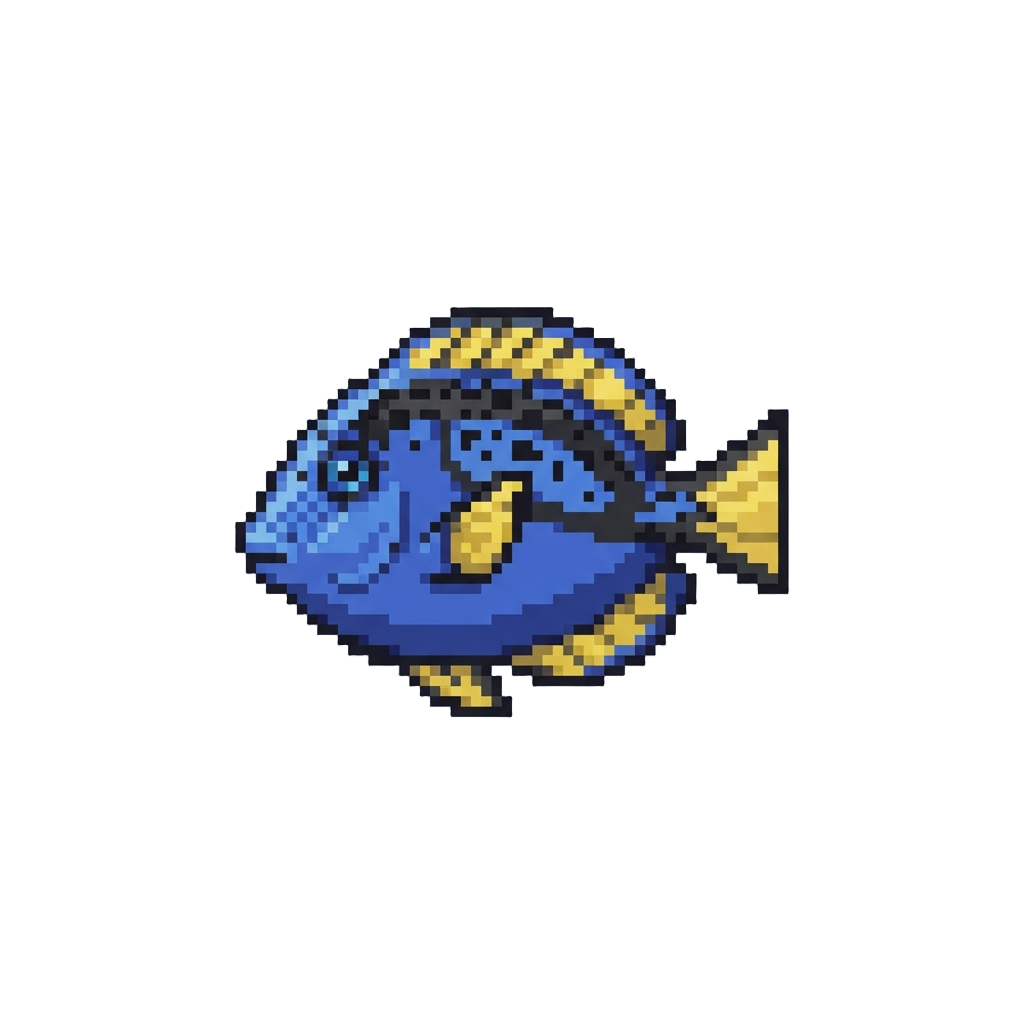 A Little Spotted Blue Tang