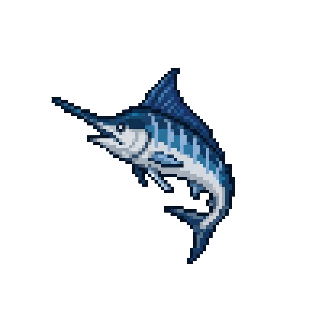 A Large Striped Marlin