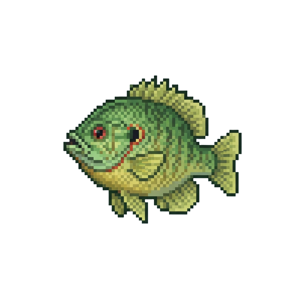 A Small Green Sunfish