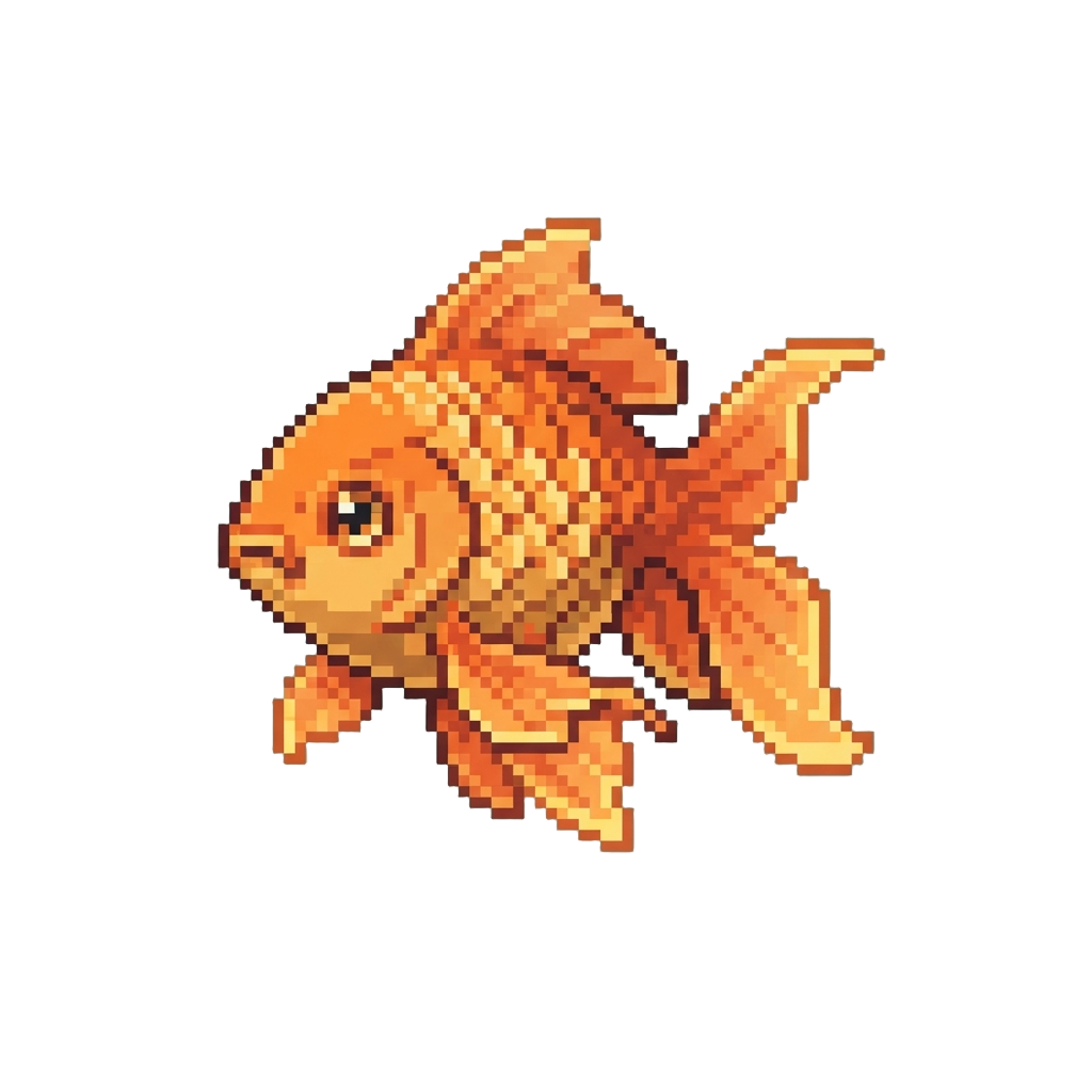 A Squirming Little Goldfish