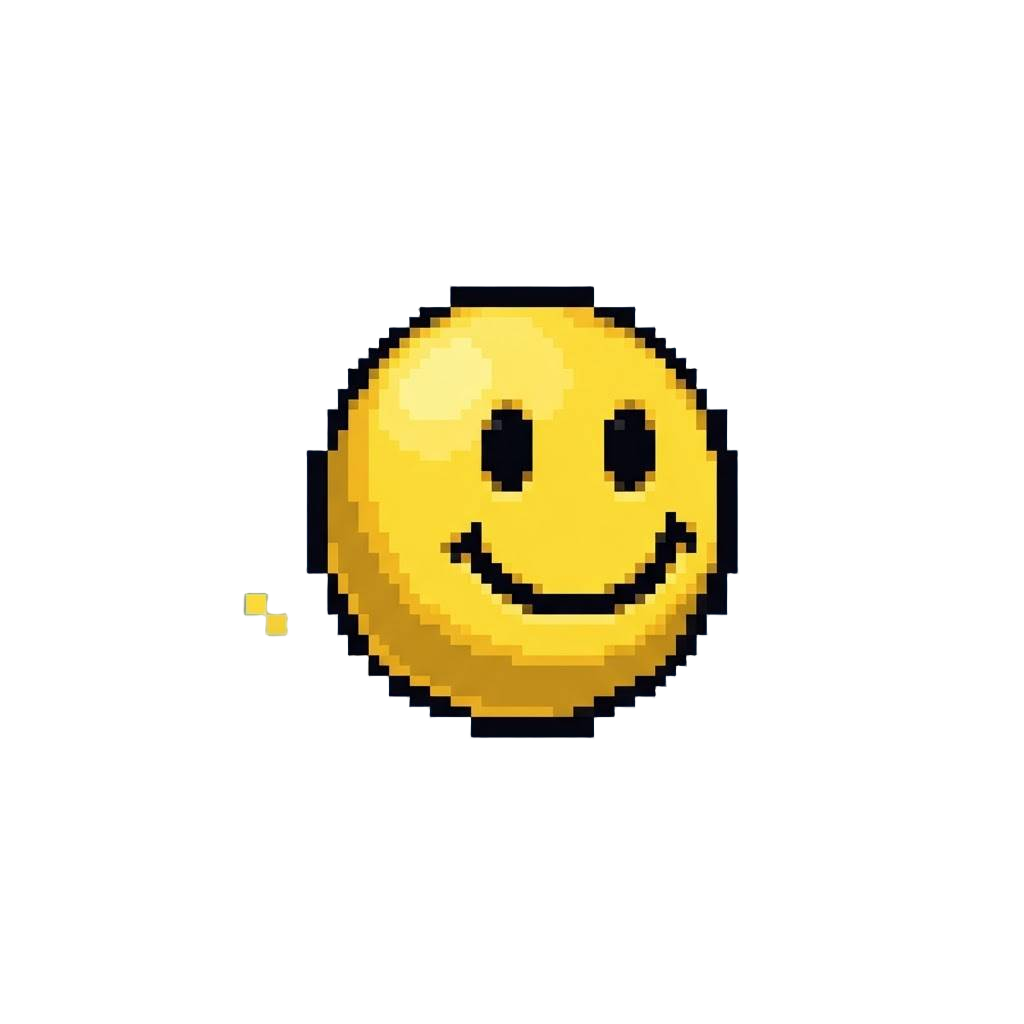 A Bouncing Smiley Face Emoji