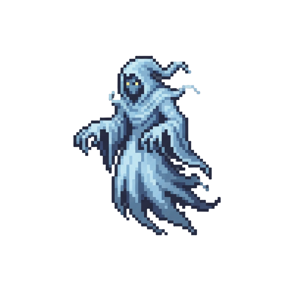A Towering Pale Phantom Figure