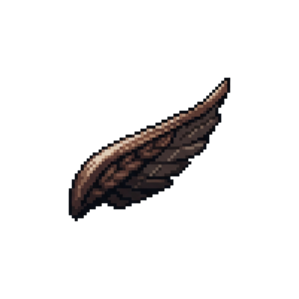 Hair Shaped Into a Soaring Airplane Wing