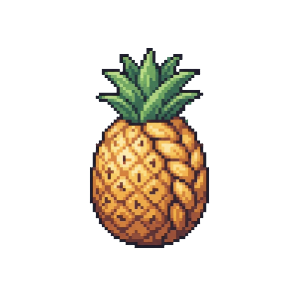 A Hair Sculpture Shaped Like a Giant Pineapple