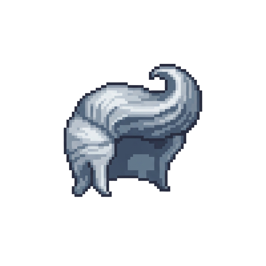A Dramatic Silver Wave Pompadour