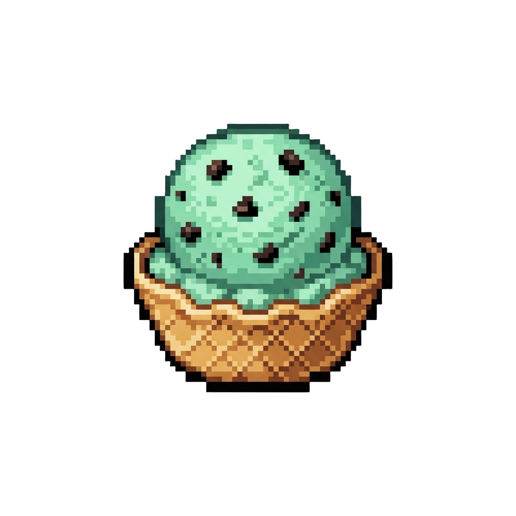 Mint Chocolate Chip Ice Cream