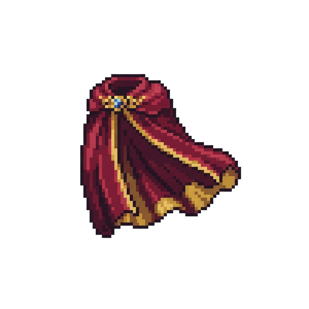 A Royal Velvet Cape Sweep