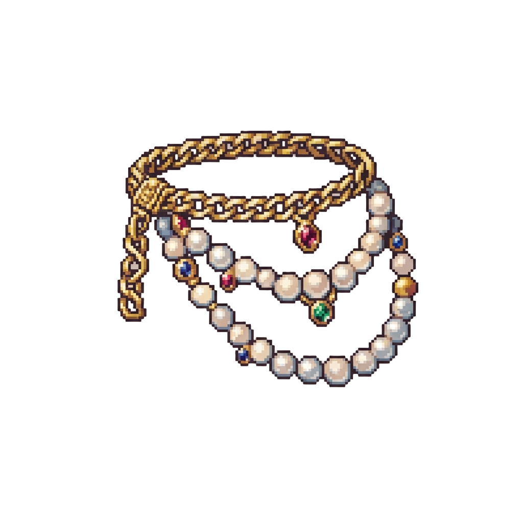 An Opulent Pearl Waist Shimmy