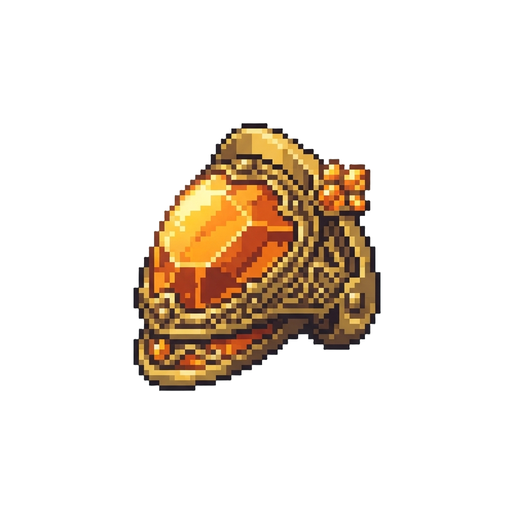 A Glowing Amber Shoulder Shimmy