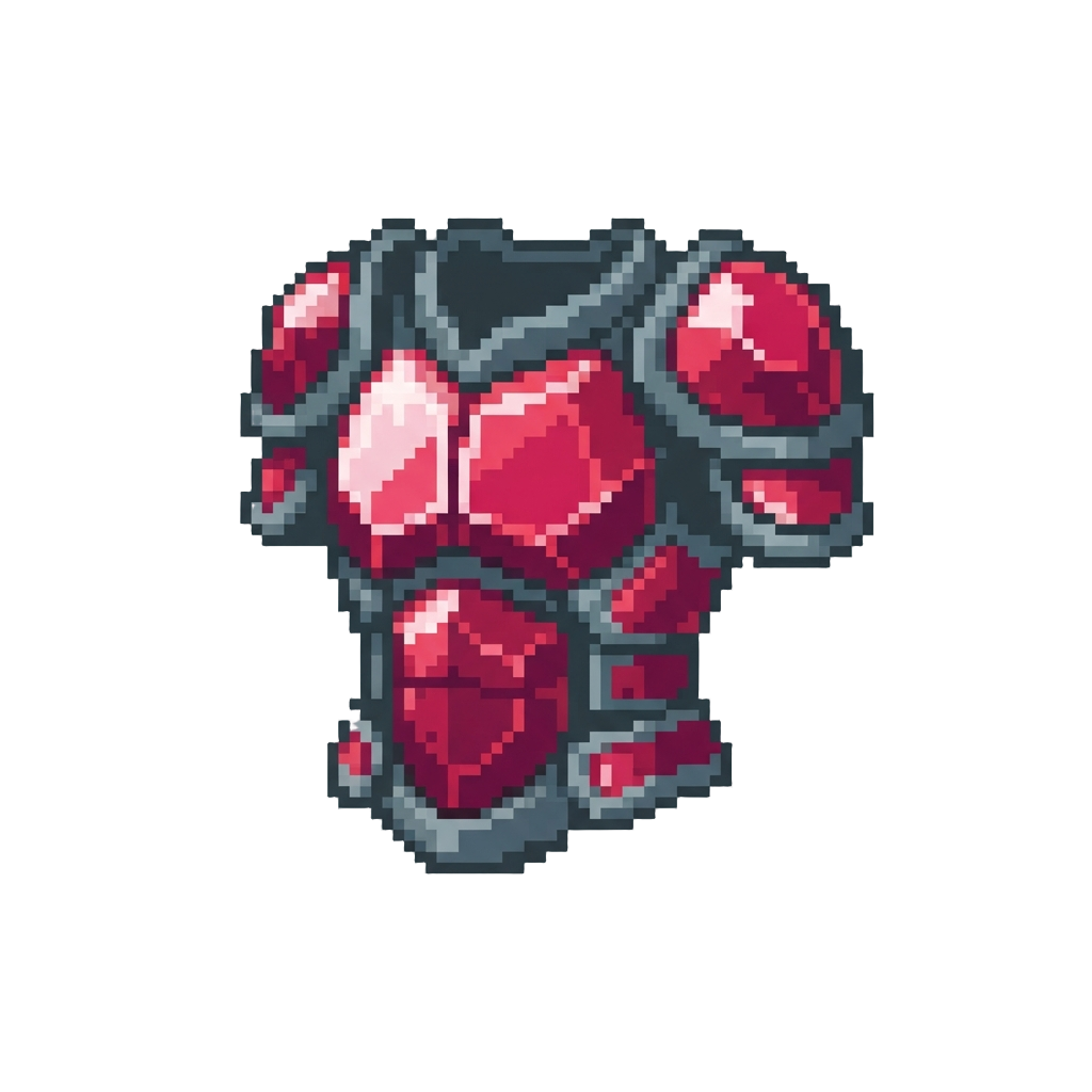 A Sparkling Ruby Torso Isolation