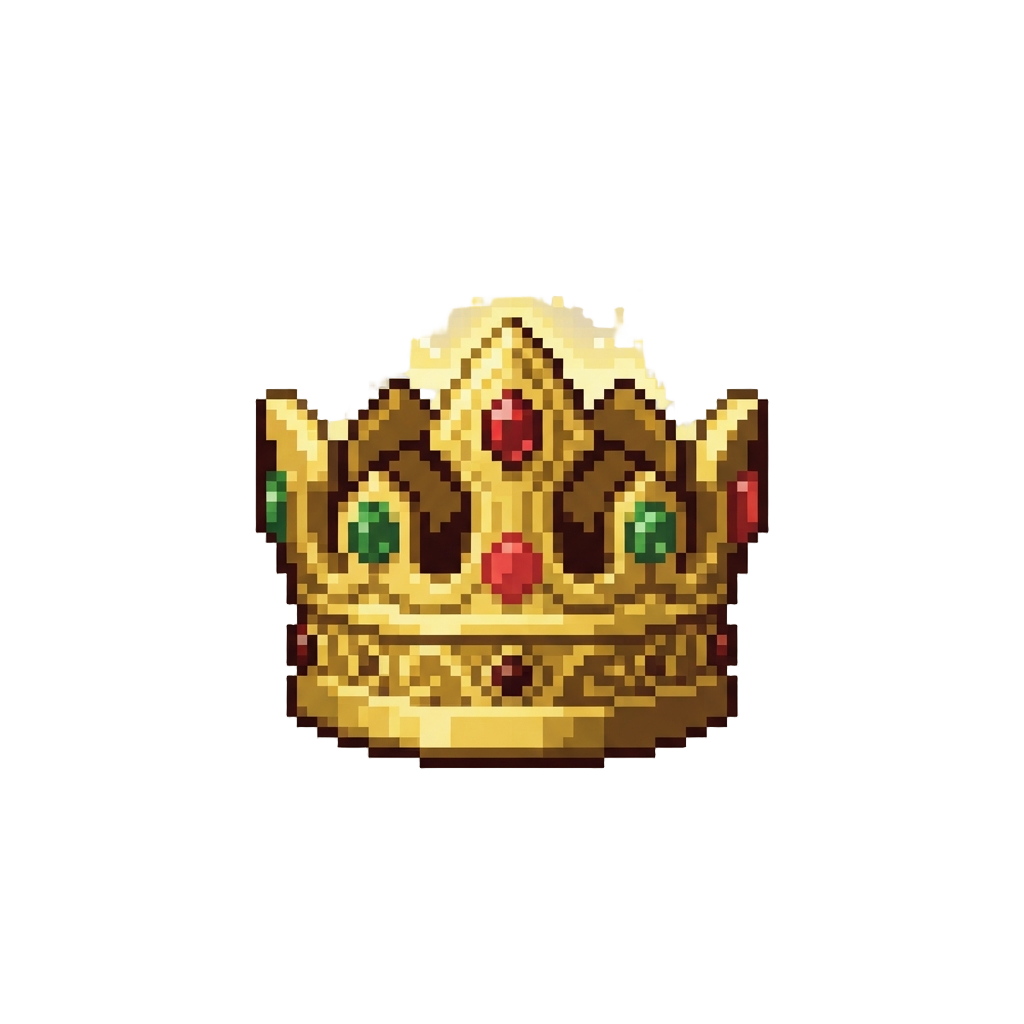 A Glowing Golden Crown Above the Head