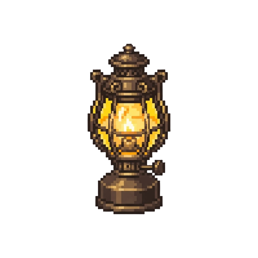 A Romantic Twilight Walk Down a Street Lined with Glowing Gas Lamps