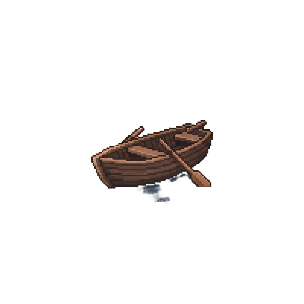 A Serene Boat Ride Across a Glassy Mirror Lake at Dusk