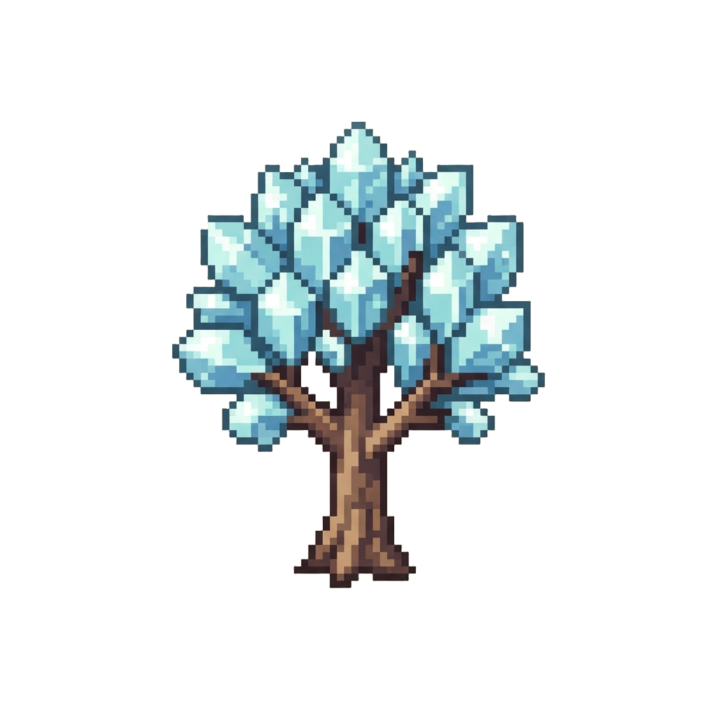 A Majestic Palace Garden Where Trees Grow Sparkling Diamond Leaves
