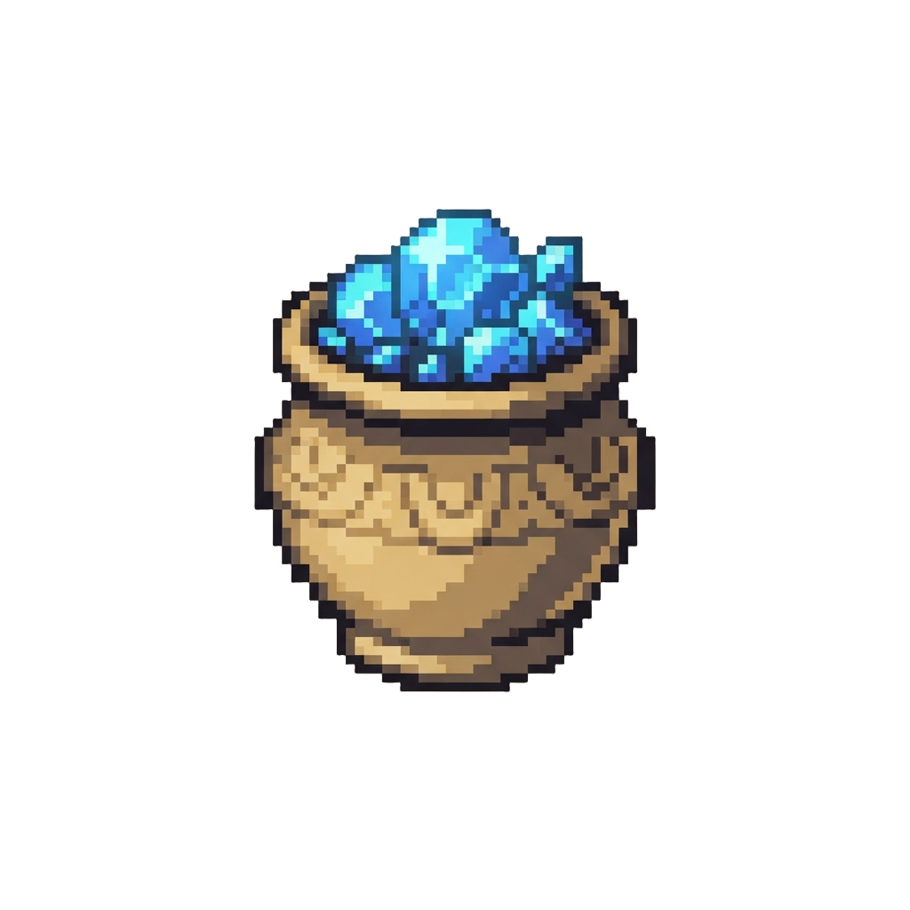A Secret Cave Packed with Glowing Sapphires and Ancient Gold Urns