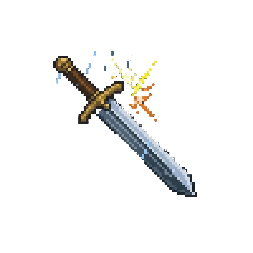 A Stylish Sword Battle Under a Heavy Pouring Rainstorm
