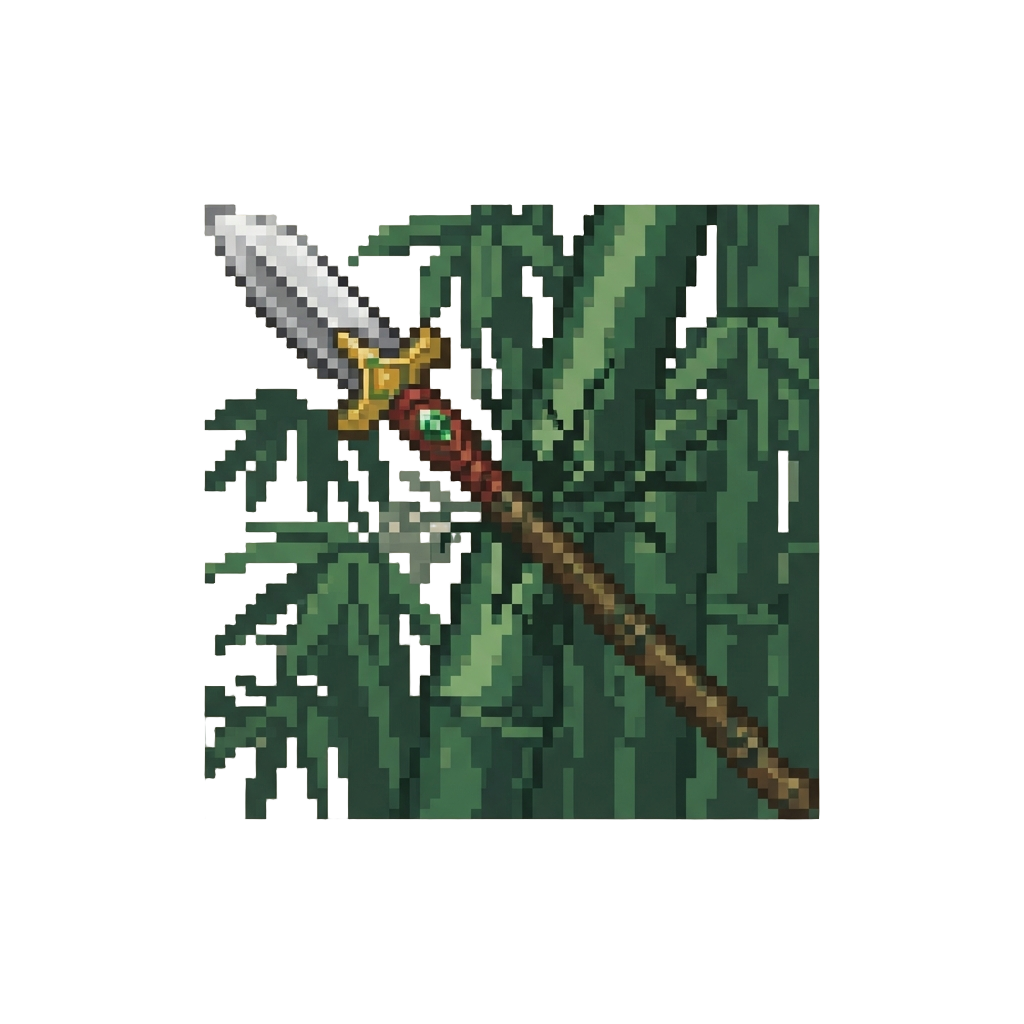 A Legendary Spear Clash Inside a Ancient Bamboo Forest