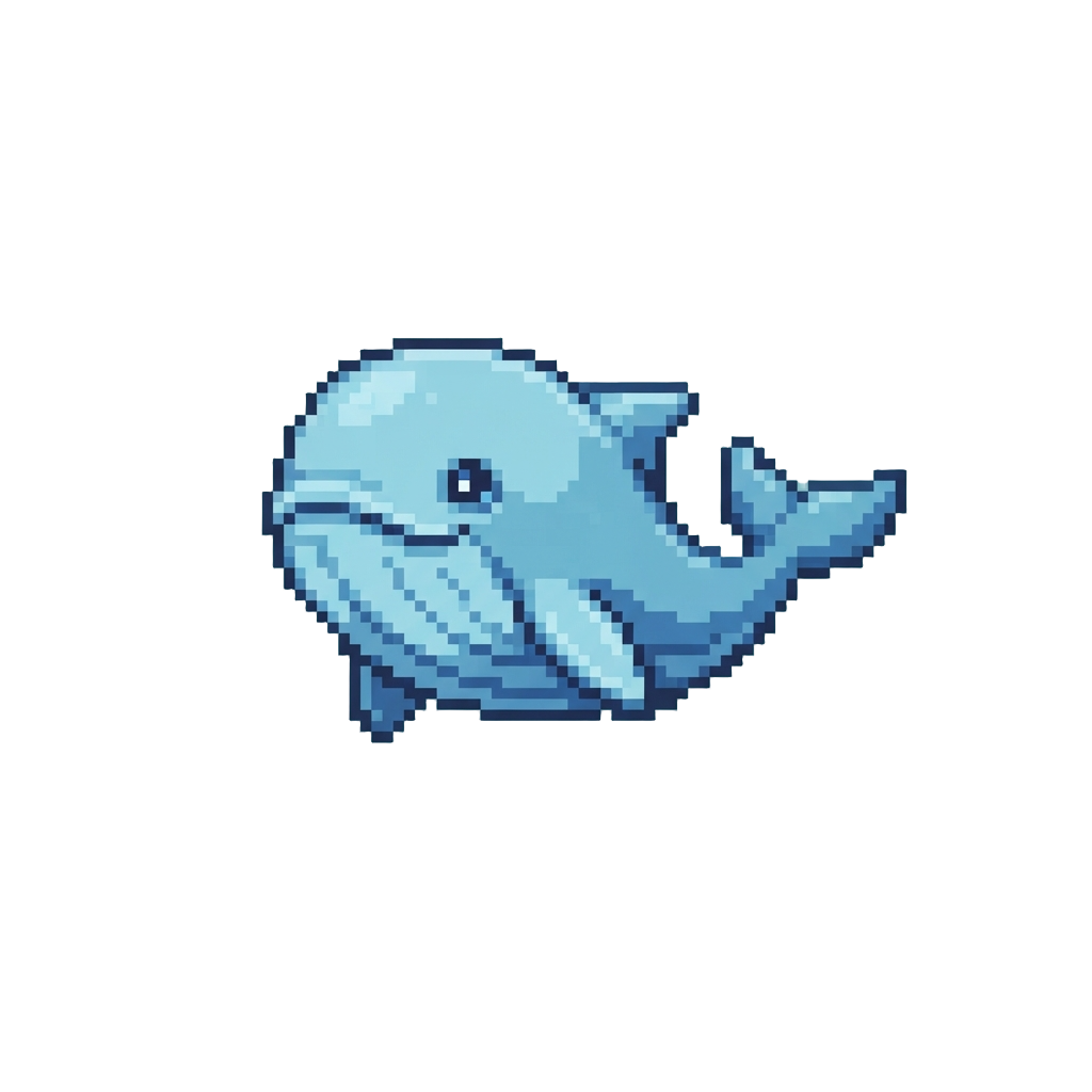 A Gentle Baby Blue Whale