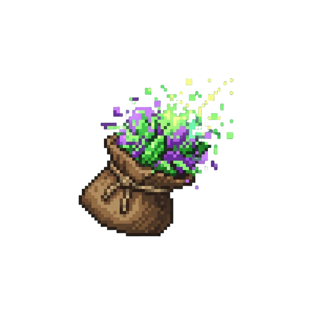 Glitched Catnip Pixel Overflows