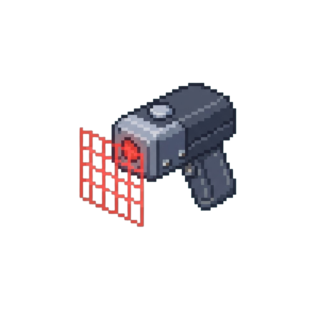 Smooth Laser-pointer Raytracing Grid