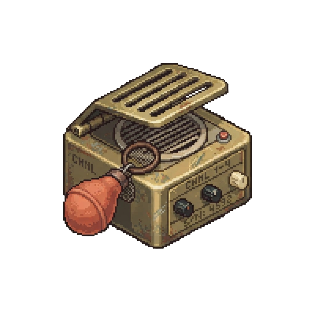 Shuttered Squeaky-toy Audio Channels