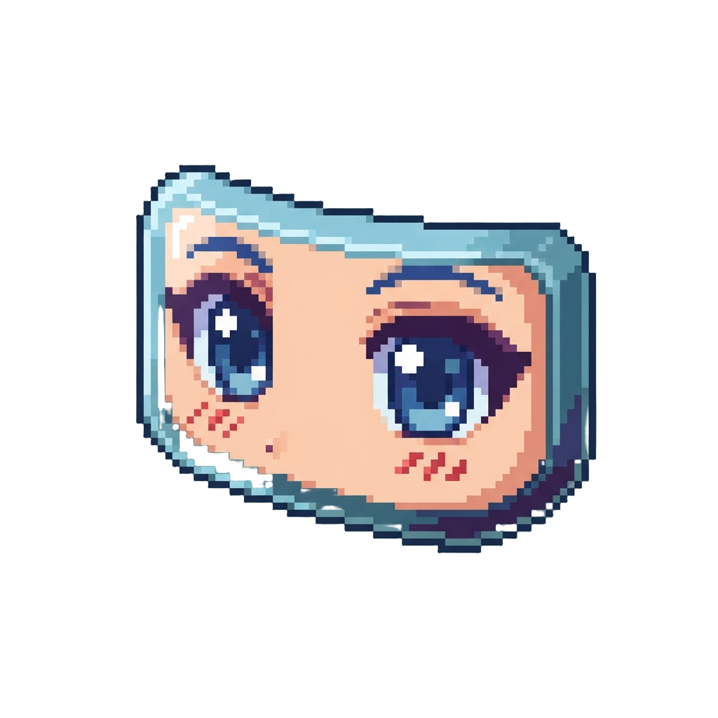 Funny Virtual Giant Anime Eyes Overlay