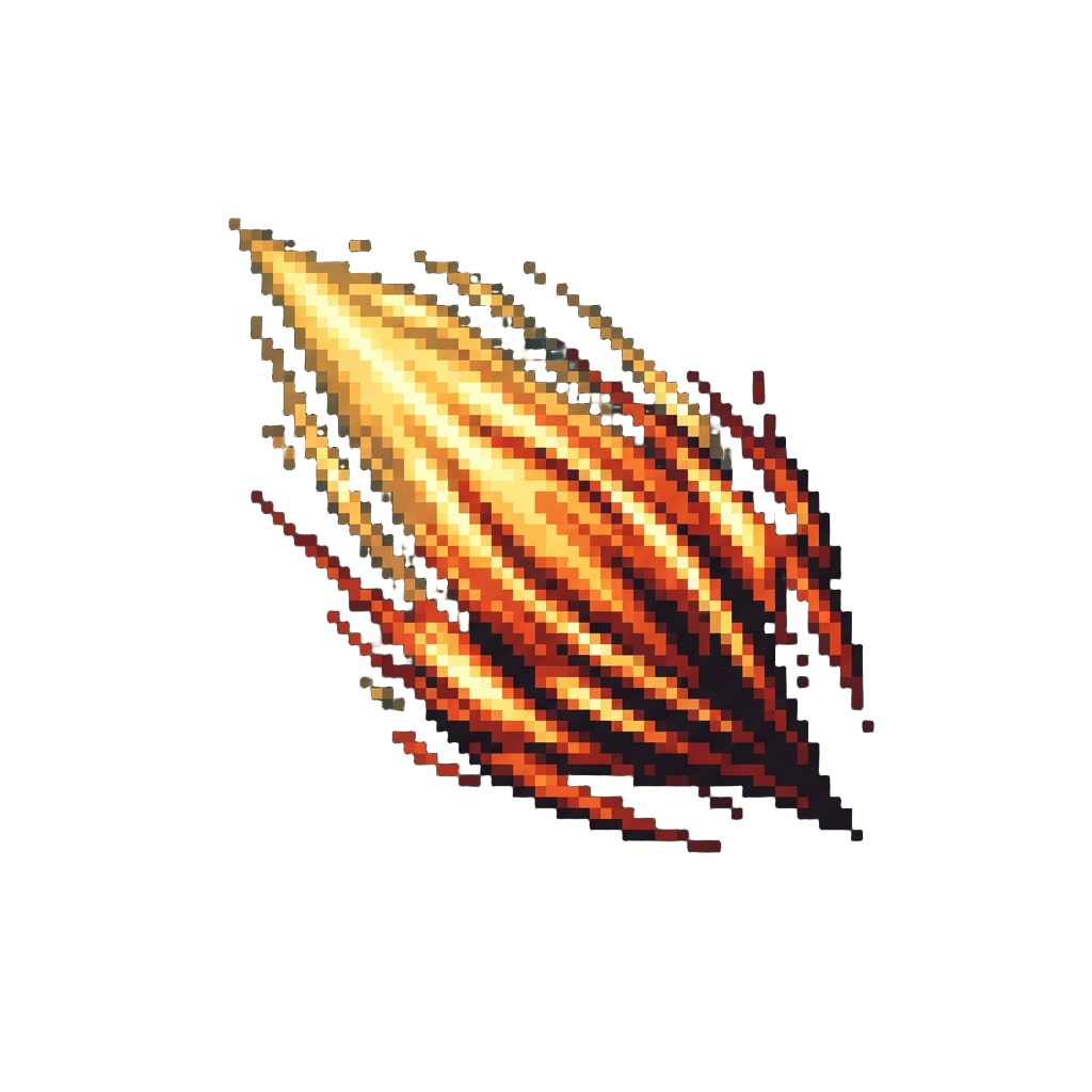A Chaotic Motion Blur Streaking Across