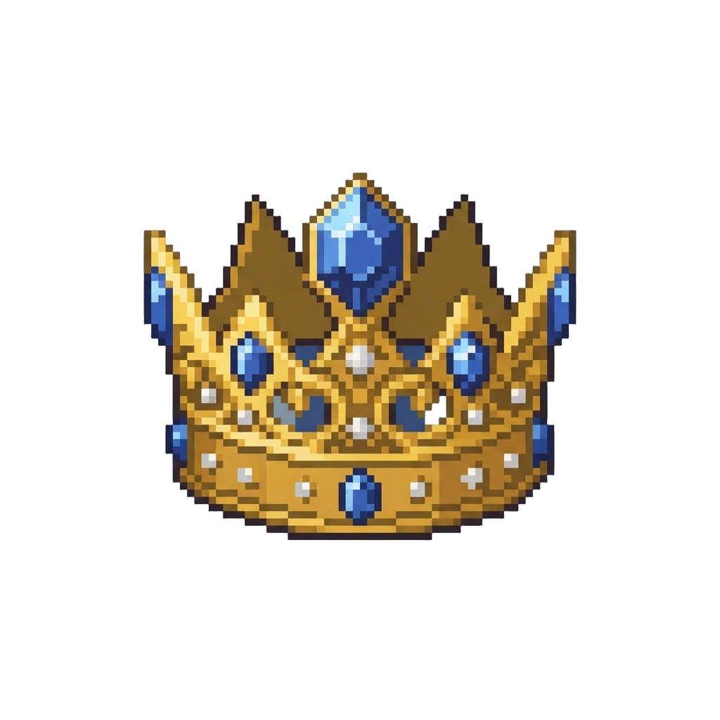 A Radiant Sapphire Crown