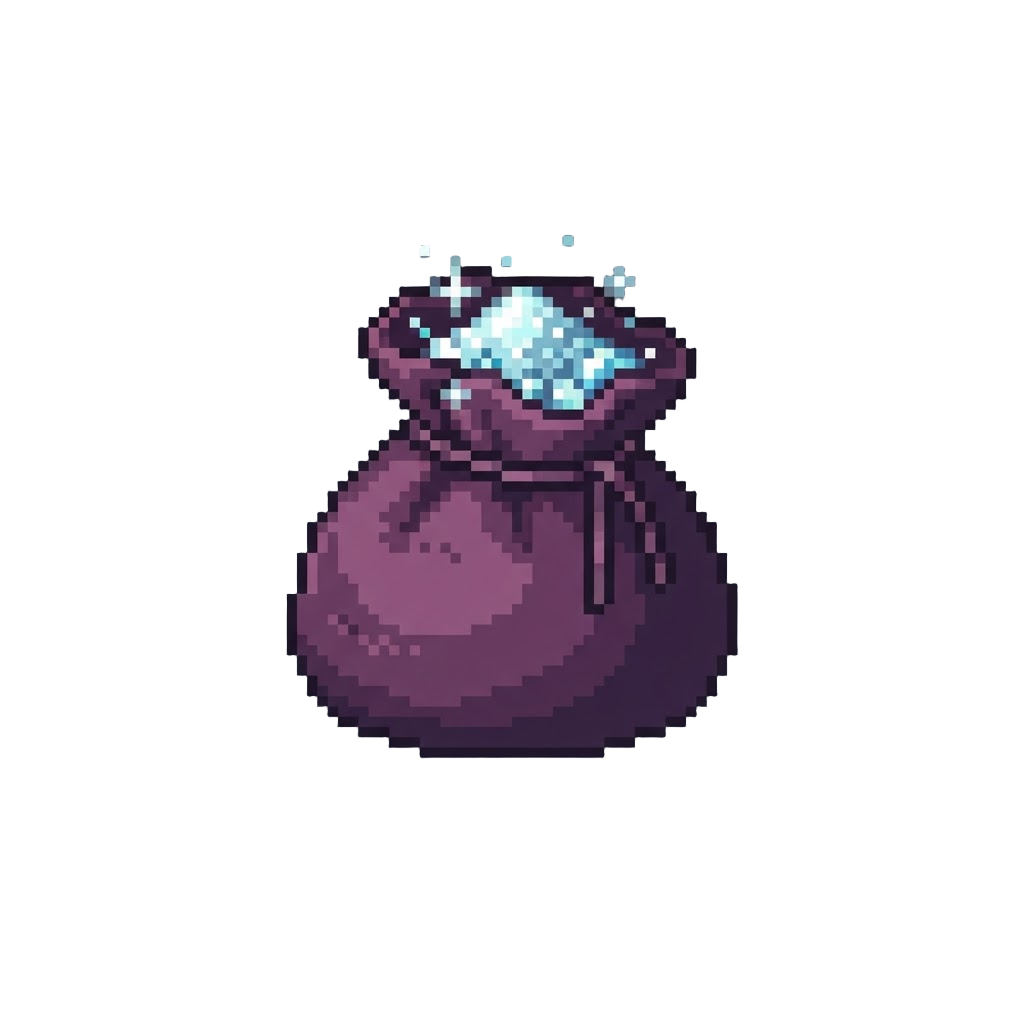 A Velvet Sack of Glittering Diamond Dust