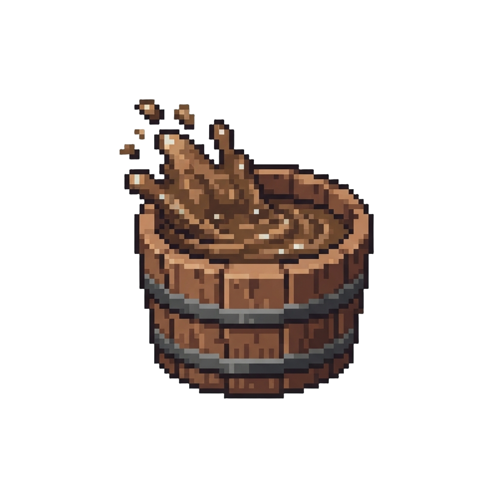 A Splashing Tub of Muddy Water