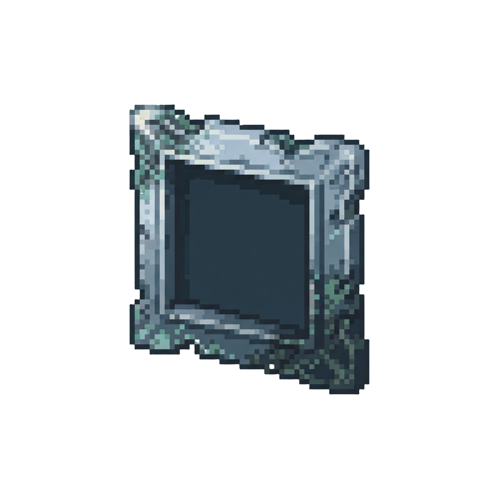 Saltwater-eaten Silver Frame